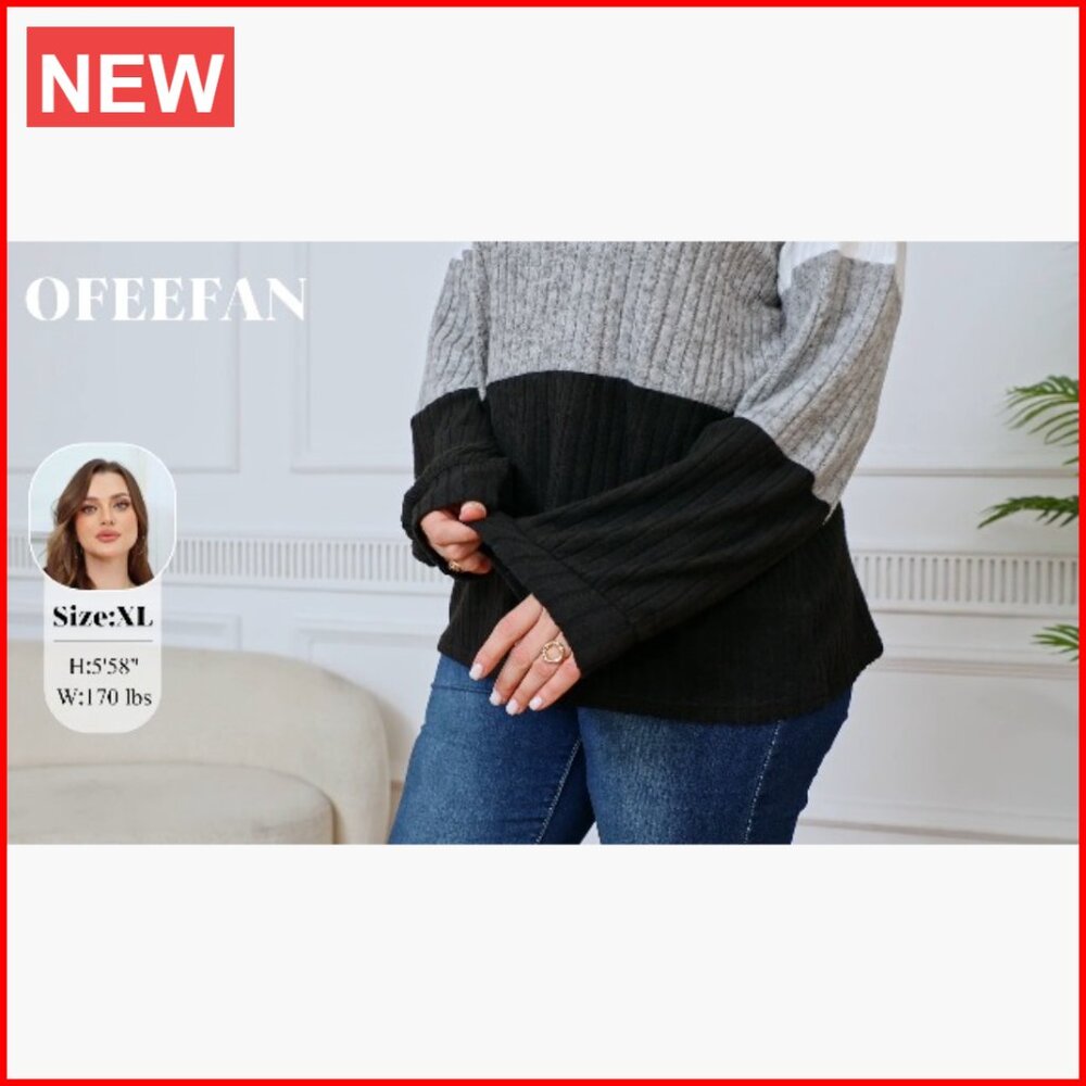 Polyester Blend Turtleneck Sweater Pullover Overs… - image 7